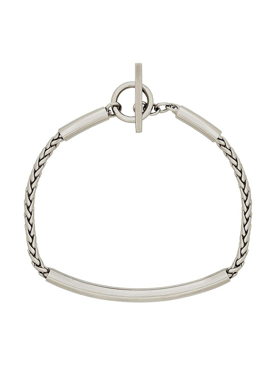 Womens Tube Chain Bracelet in Metal Product Image