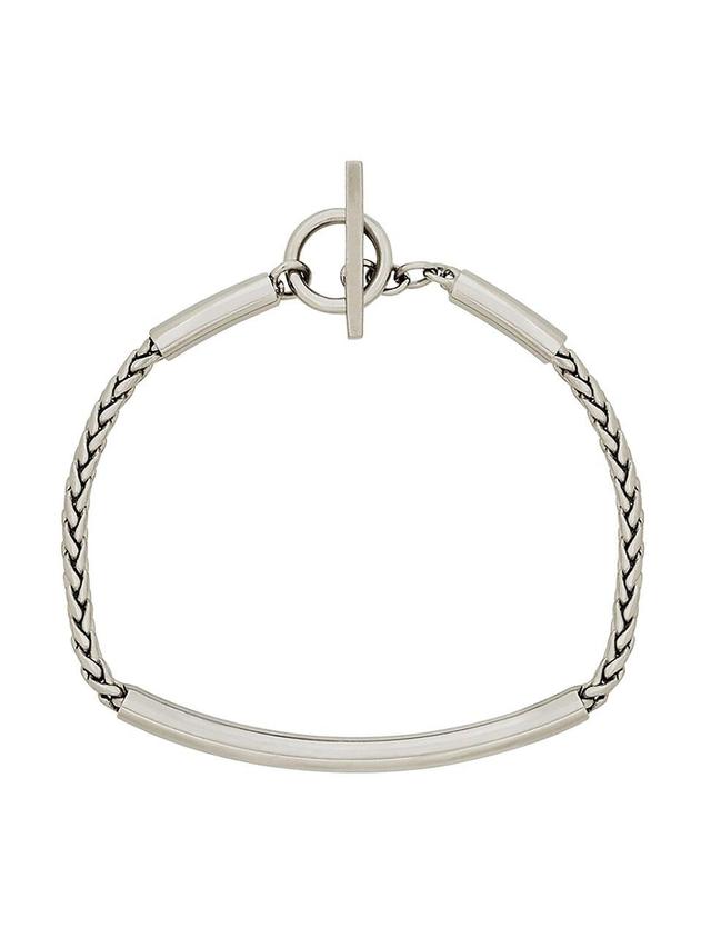 Womens Tube Chain Bracelet in Metal Product Image