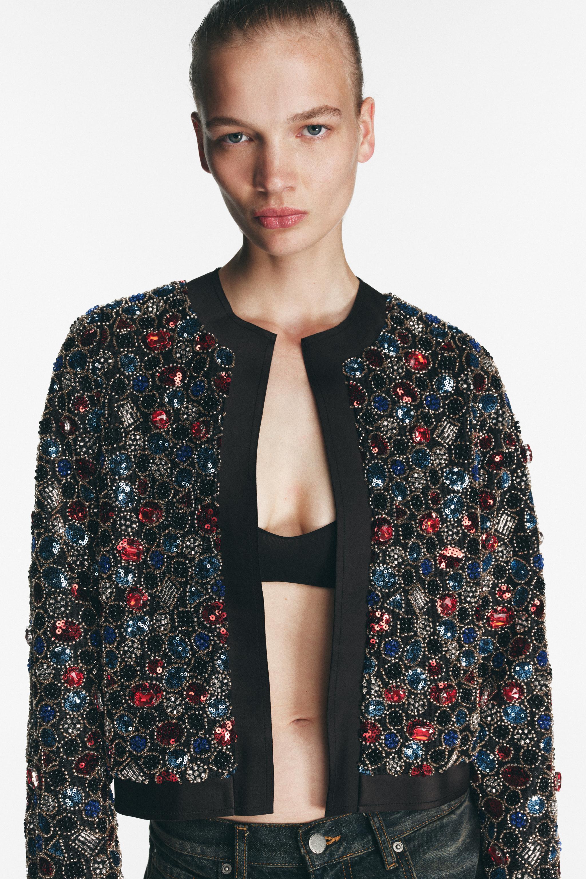 BEADED CARDIGAN Product Image