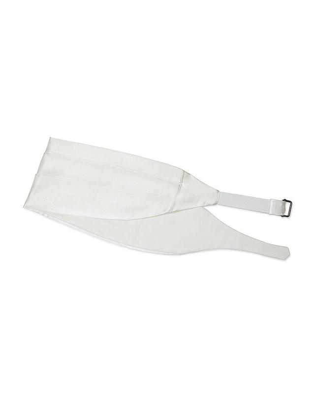 Mens Cotton And Silk Satin Cummerbund Product Image