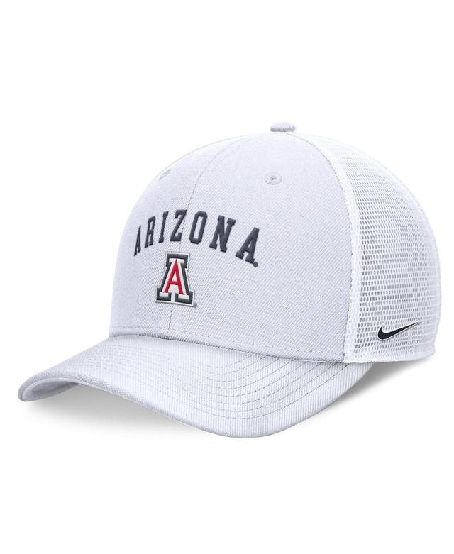 Nike Mens White Arizona Wildcats Letter Logo Trucker Adjustable Hat Product Image