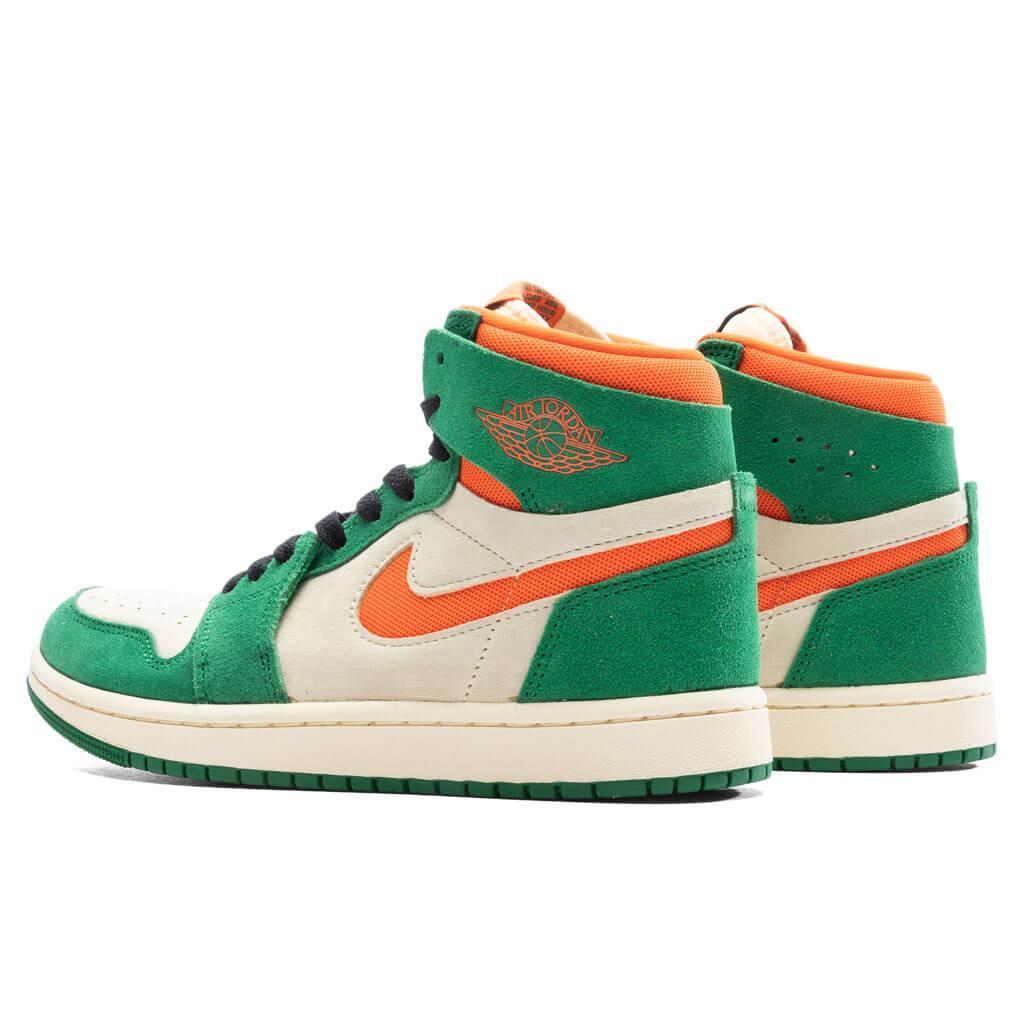 Air Jordan 1 Zoom CMFT 2 Women's - Pine Green/Orange Blaze/Muslin Female Product Image