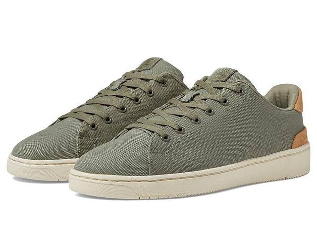 TOMS TRVL LITE Low (Vetiver Grey Canvas) Men's Lace up casual Shoes Product Image