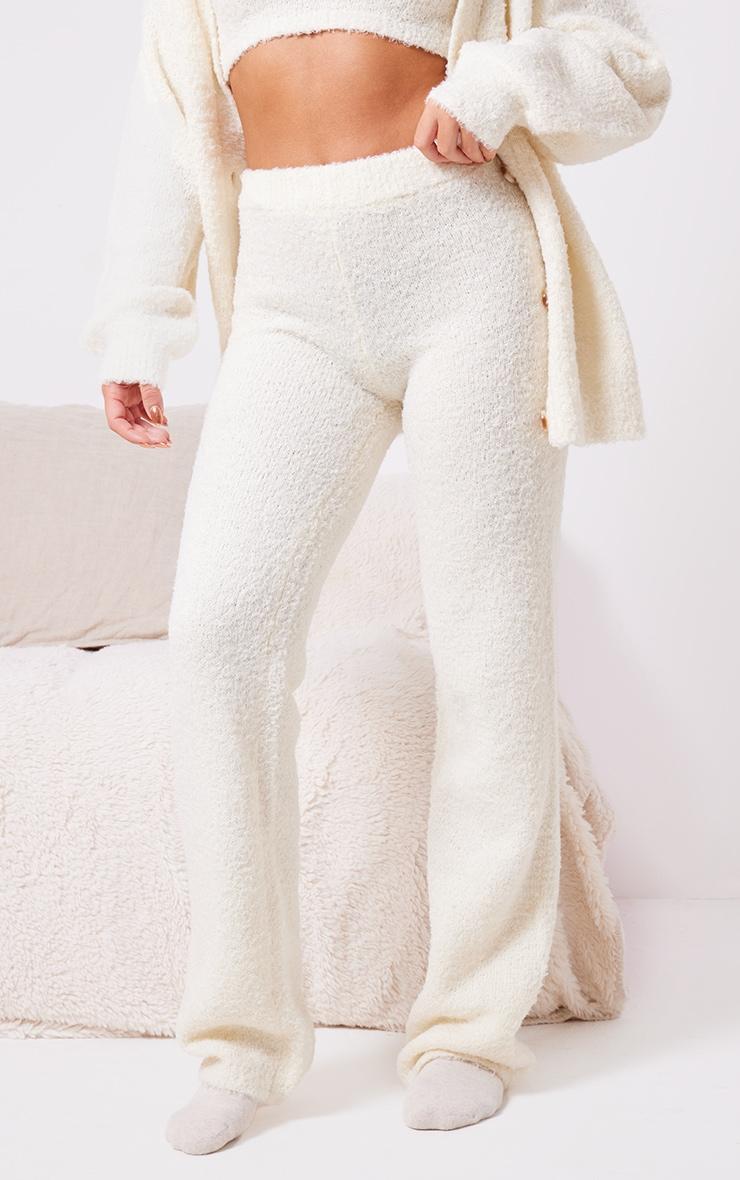  Vanilla Fluffy Knit Pants Product Image