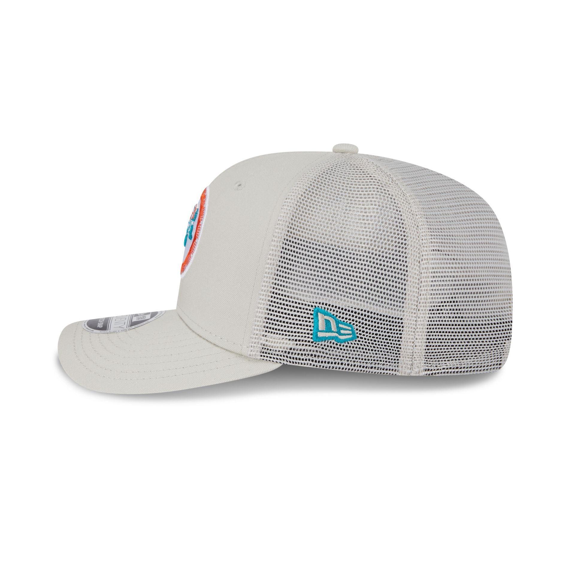 Miami Dolphins Canvas 9SEVENTY Trucker Hat Male Product Image