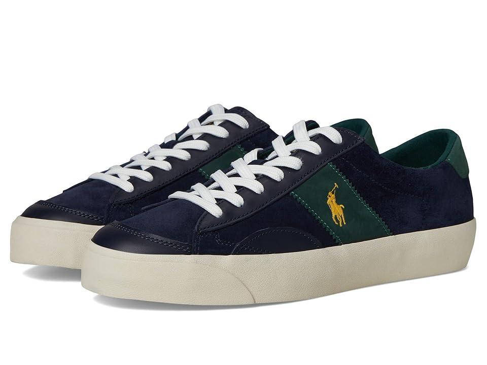 Polo Ralph Lauren Suede Leather-Sayer Sport-Sneakers-Low Top Lace Forest) Men's Shoes Product Image