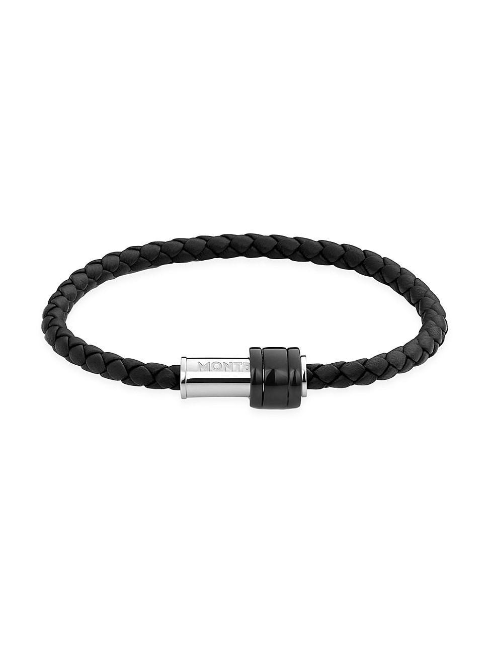 Montblanc Braided Leather Bracelet Product Image