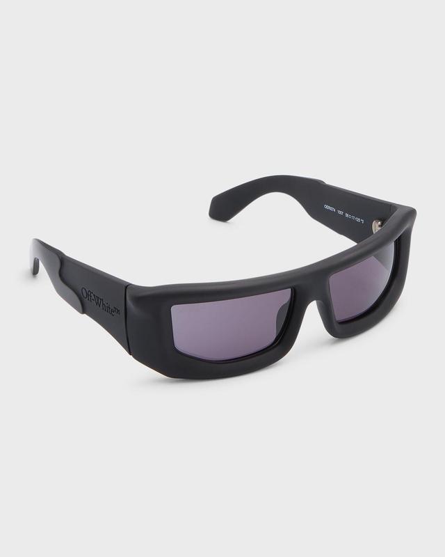 Mens Volcanite Acetate Wrap Sunglasses Product Image