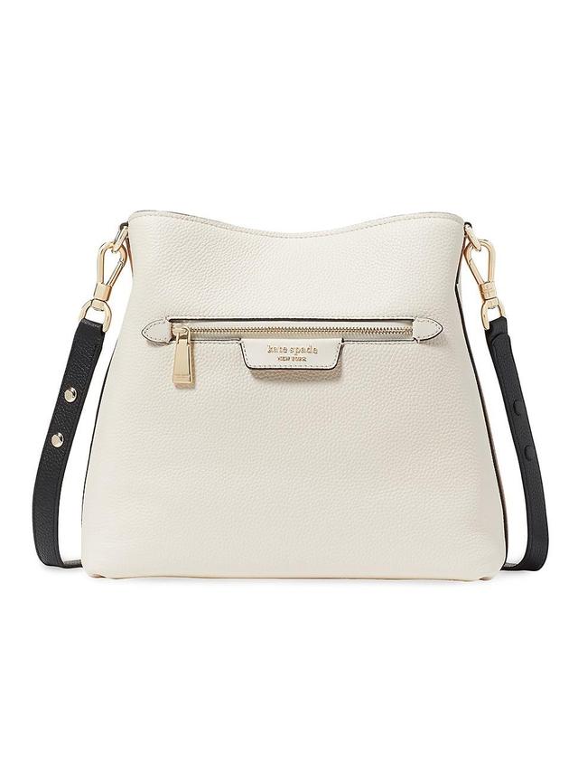 Kate Spade Hudson Colorblocked Pebbled Leather Shoulder Bag Product Image