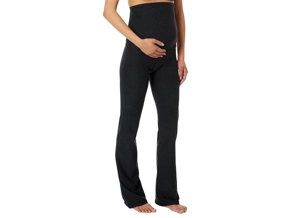 Beyond Yoga Spacedye Practice Maternity Pants (Darkest Night) Women's Clothing Product Image