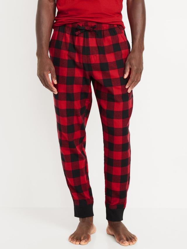 Flannel Pajama Joggers for Men Product Image