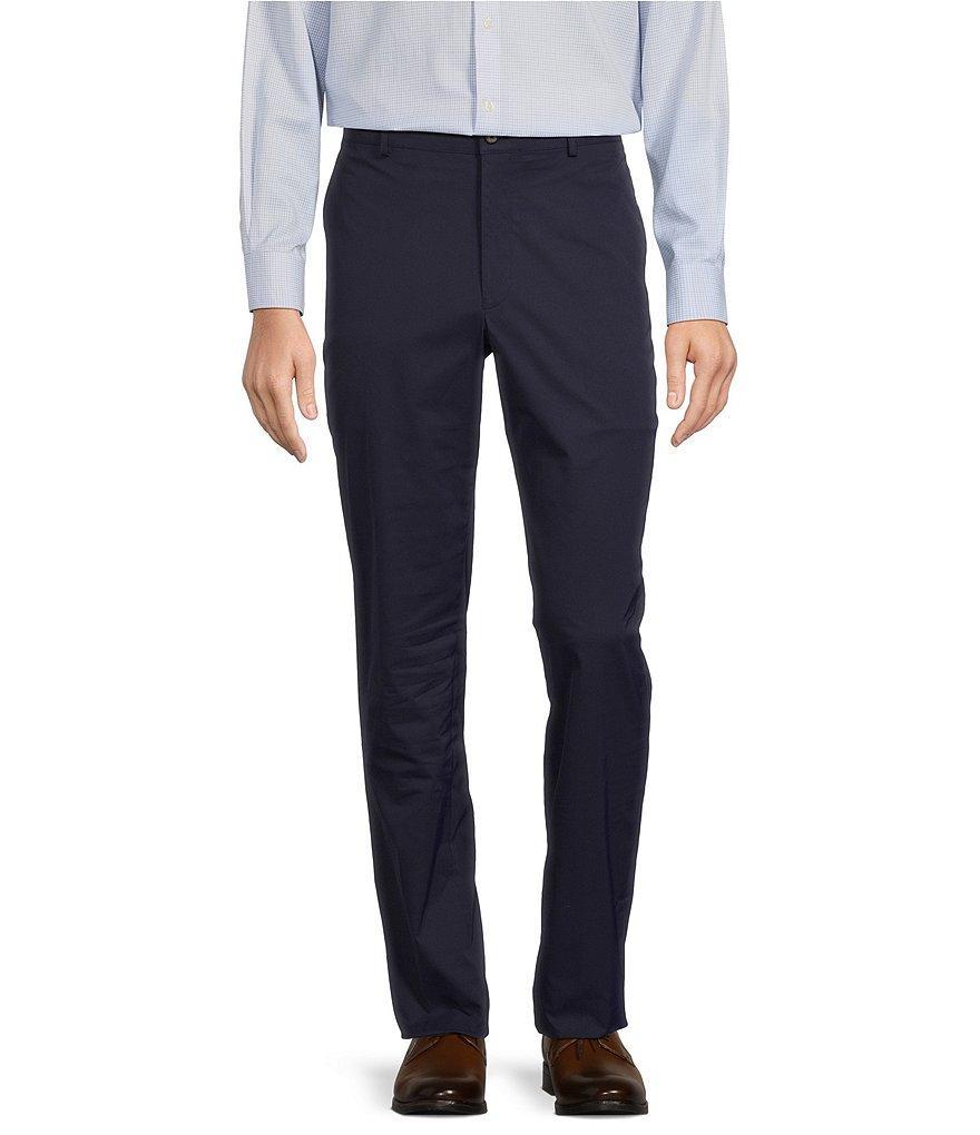 Hart Schaffner Marx Tech Stretch New York Tailored Modern Fit Flat-Front Dress Pants Product Image