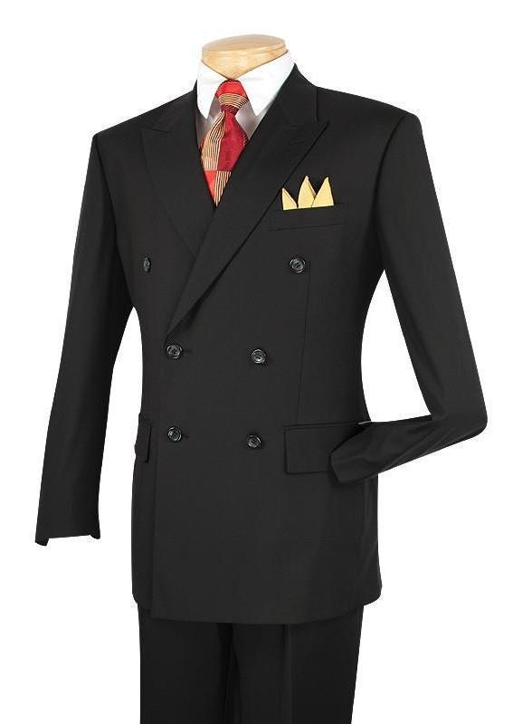 Men's Tuxedo Regular Fit Collection With Tails 3 Piece In Black Product Image