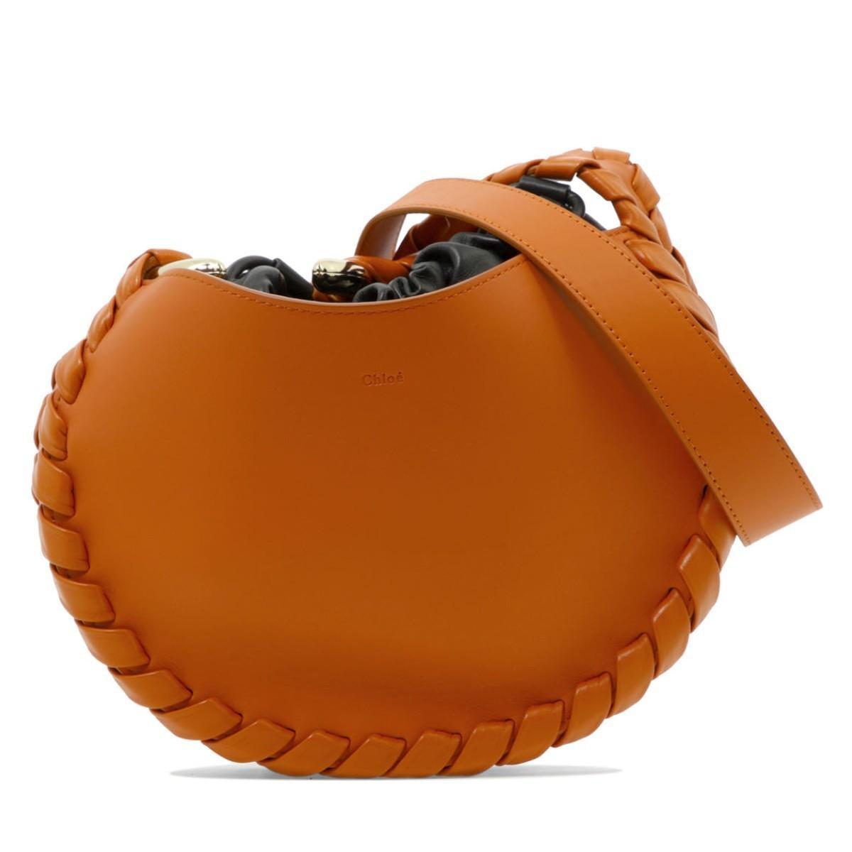 Chloe Mate Shoulder Bag Small In Orange Product Image