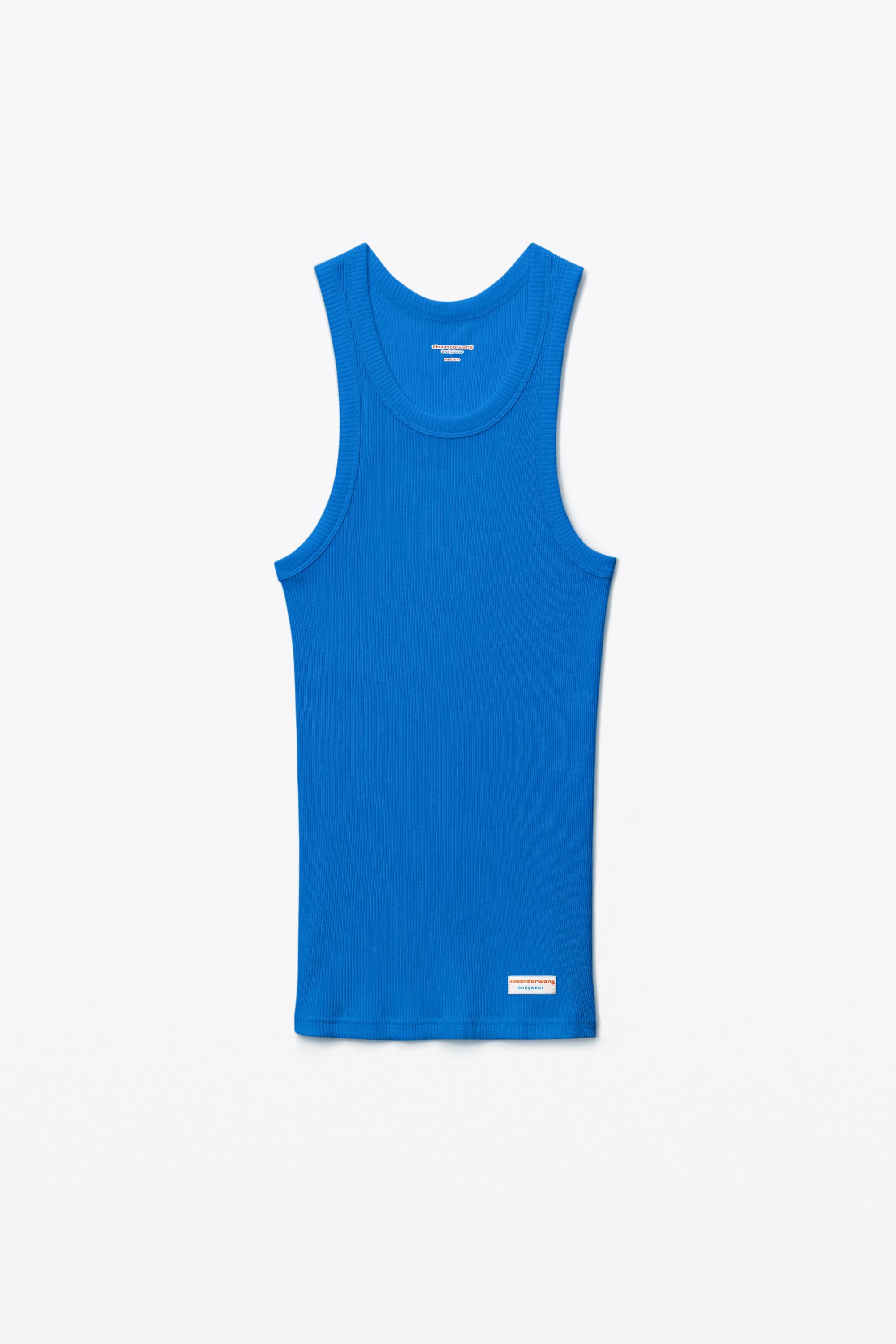 Men's Tank In Ribbed Cotton Jersey Product Image