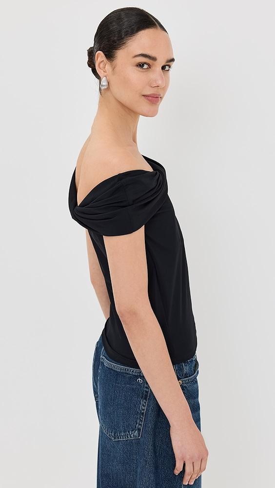 Róhe Asymmetrical Off Shoulder Top | Shopbop Product Image