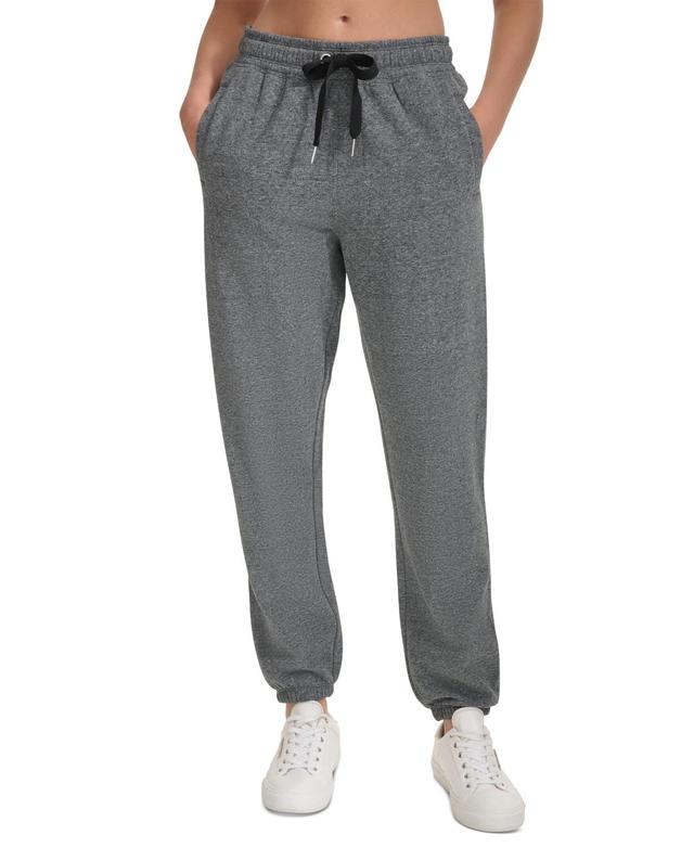 Calvin Klein Womens Fleece High Waist Drawstring Sweatpants Product Image