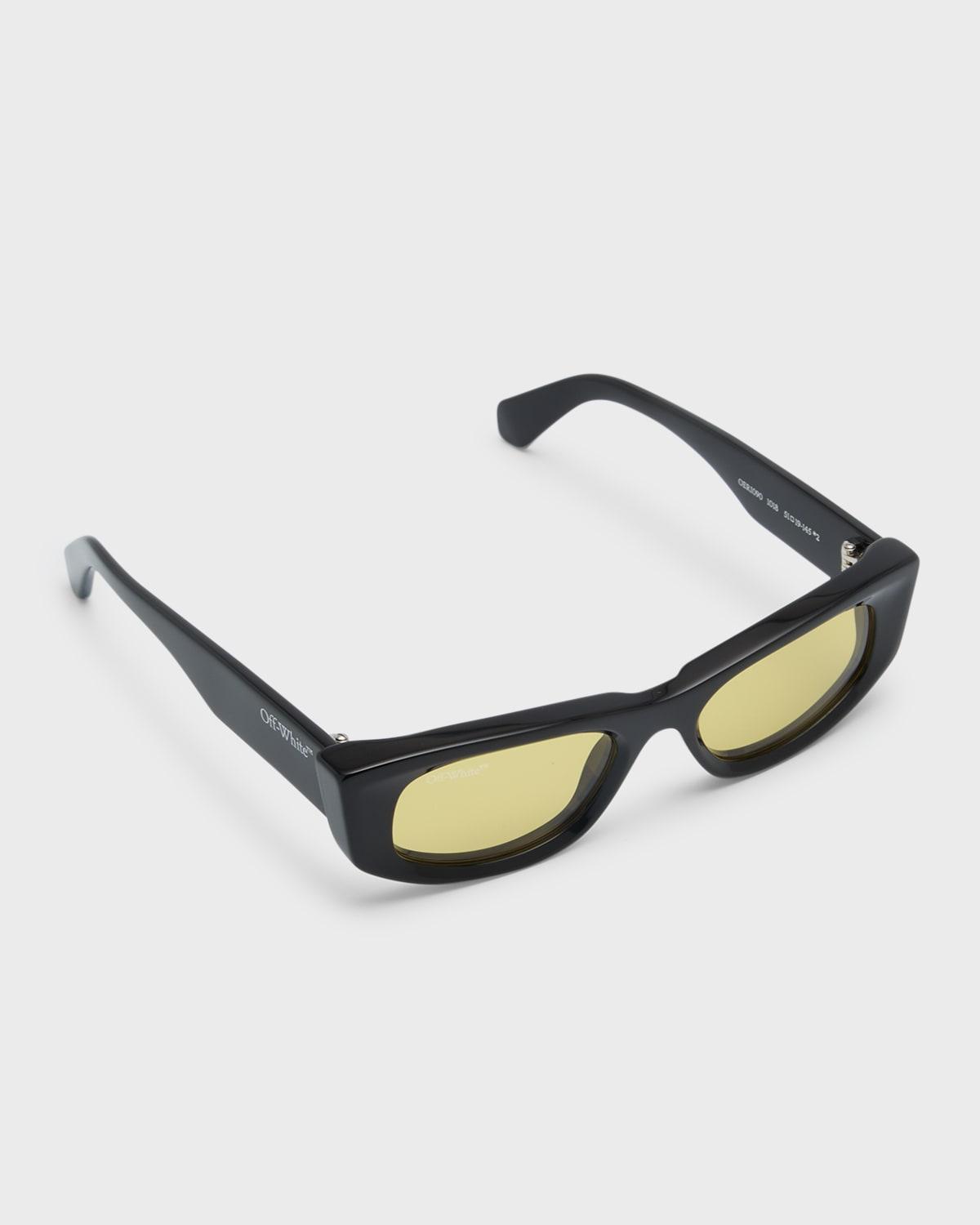 Mens Matera Acetate Rectangle Sunglasses Product Image