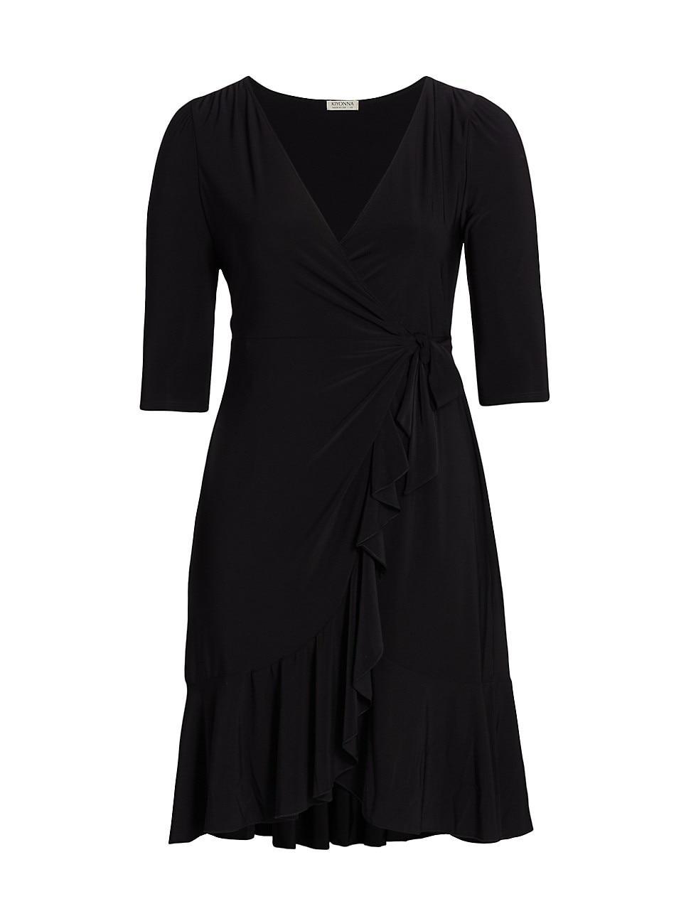 Kiyonna Whimsy Wrap Dress Product Image