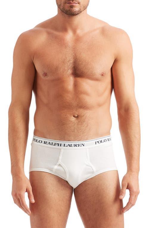 Polo Ralph Lauren Cotton Logo Waistband Briefs, Pack of 4 Product Image