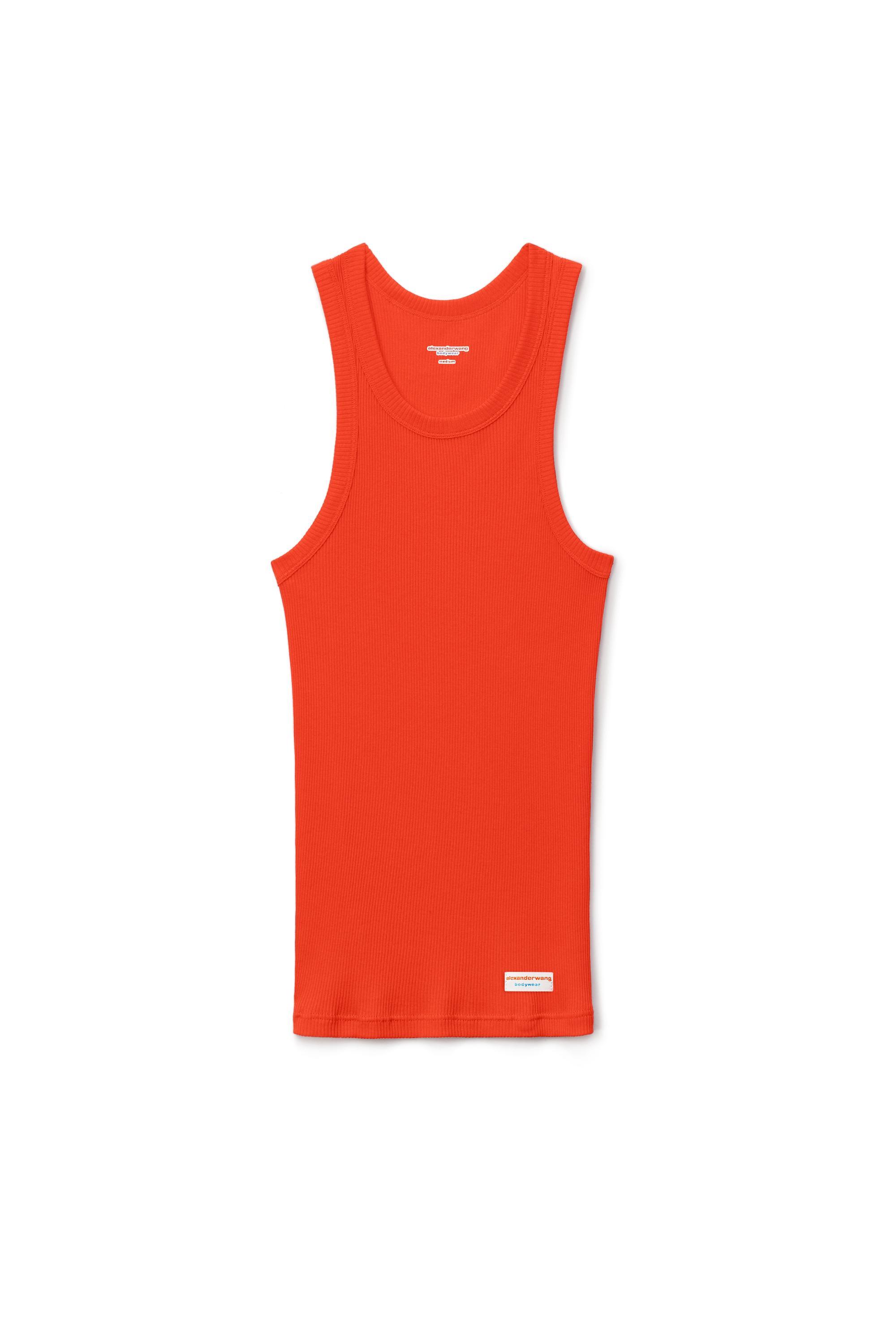 Men's Tank In Ribbed Cotton Jersey Product Image