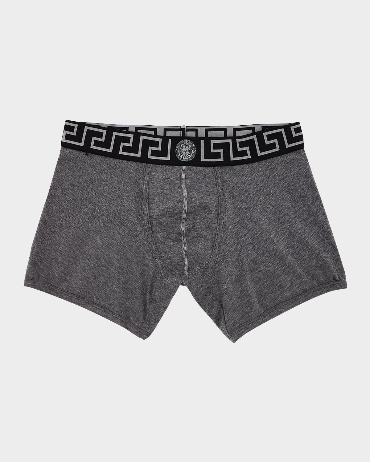 Mens Organic Cotton Greek Key Boxer Briefs Product Image