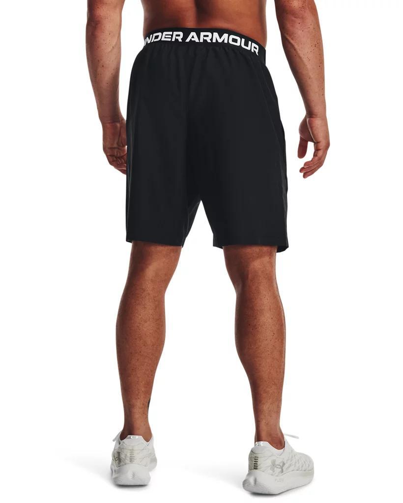 Men's UA Woven Halfback Wordmark Shorts Product Image