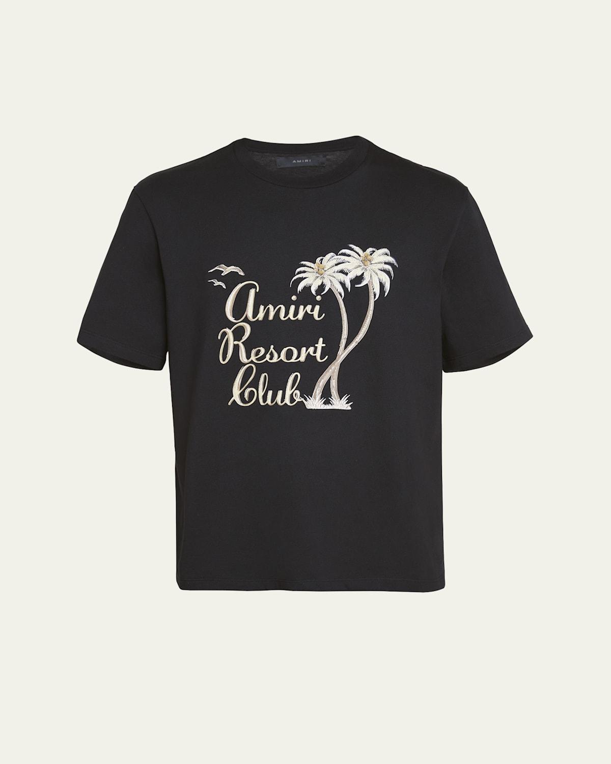 Mens Resort Club Embroidred T-Shirt Product Image