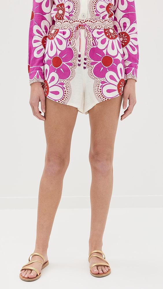 FARM Rio Maia Off White Shorts | Shopbop Product Image