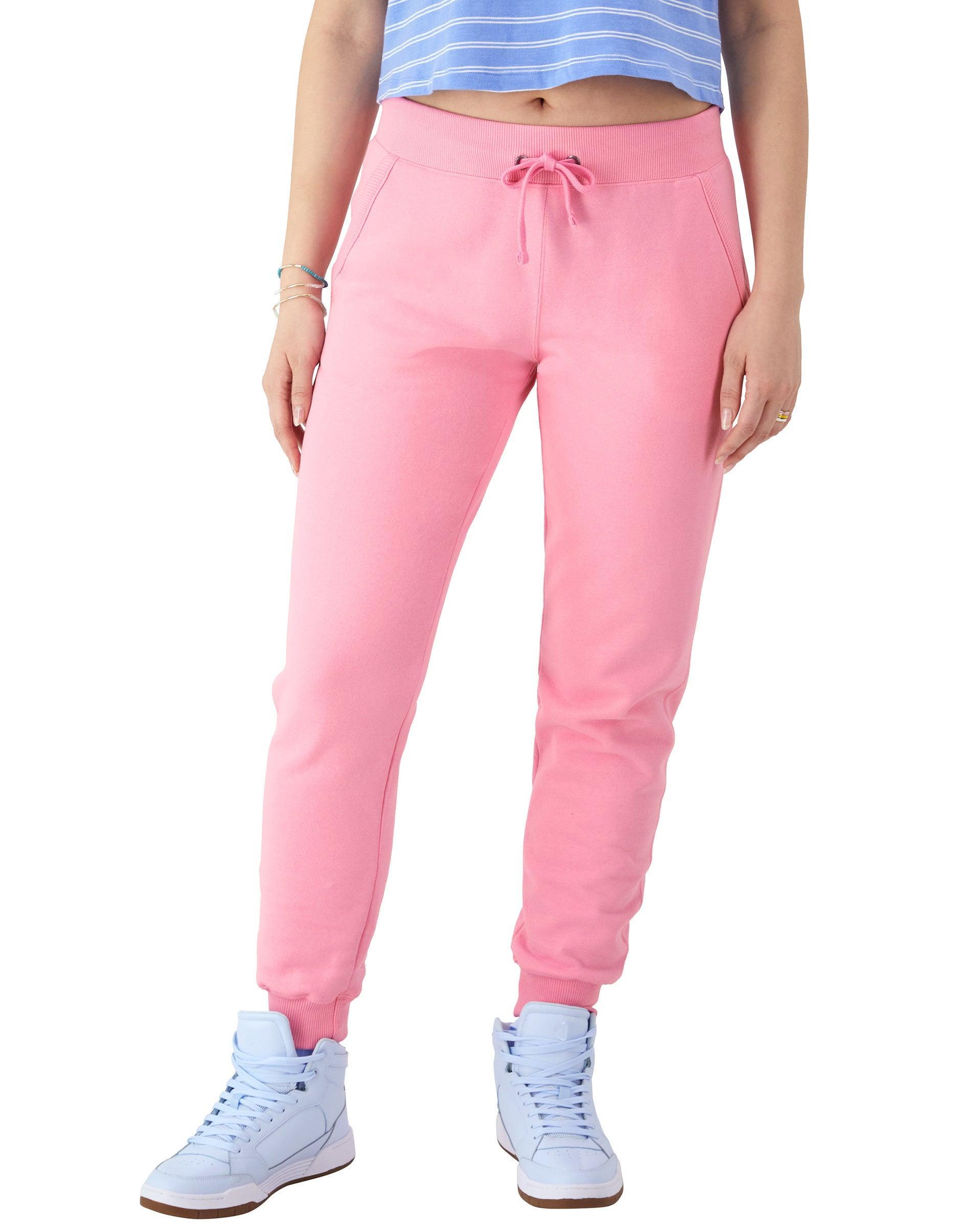 Womens Champion Powerblend Joggers, 29 Plaster Blue XS Product Image