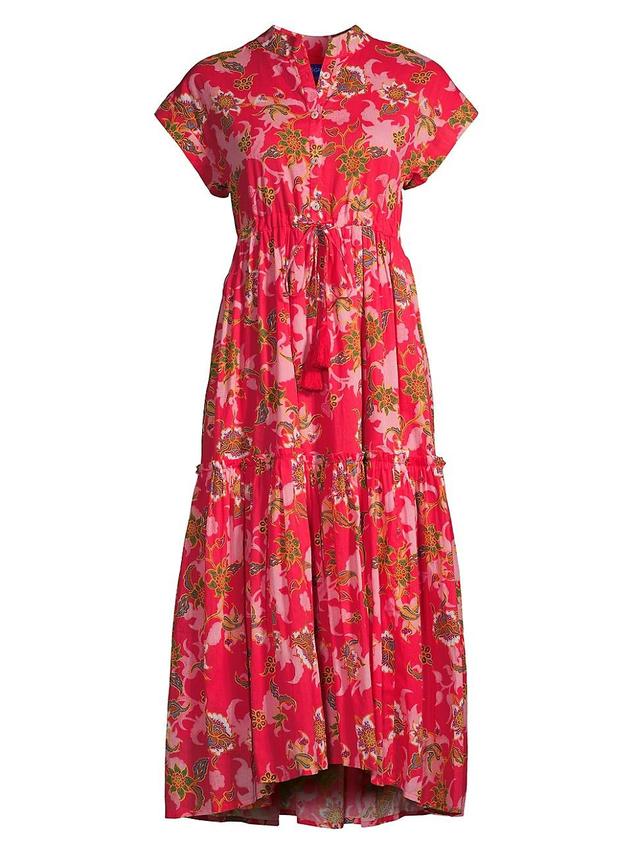 Womens Mumi Cotton Midi-Dress Product Image