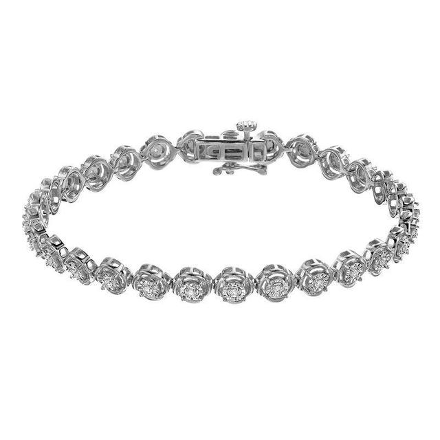 Diamond Brilliance 1/4 Carat T.W. Lab-Created Diamond Bracelet, Womens White Product Image