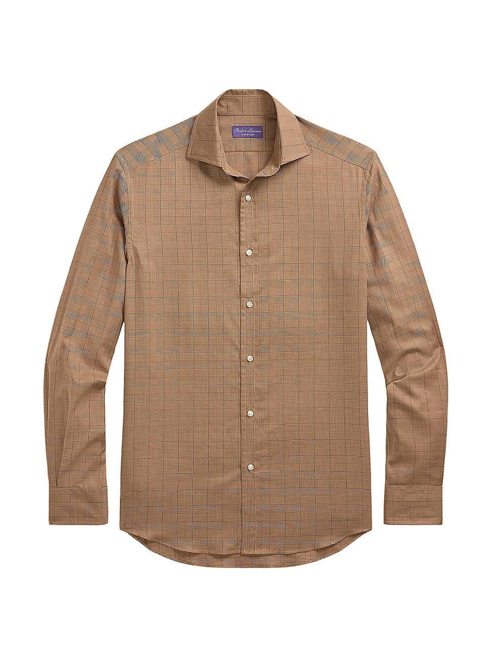 Mens Glen Plaid Lightweight Button-Up Shirt Product Image