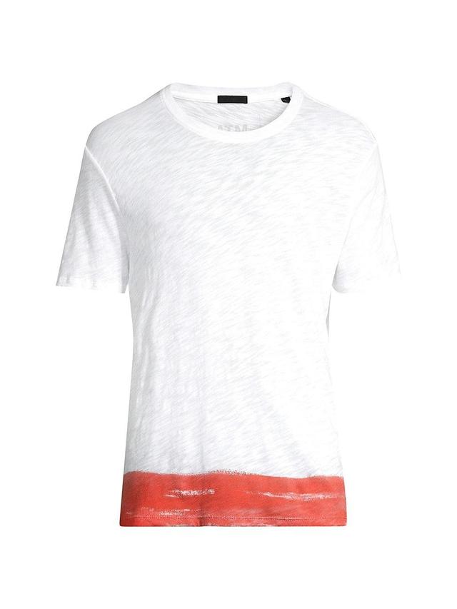 Mens Paint Stroke Crewneck T-Shirt Product Image