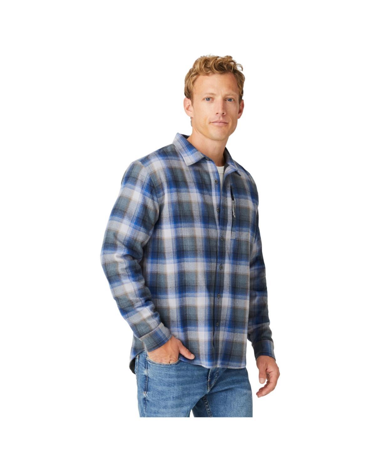 Free Country Mens Easywear Flannel Shirt Jacket Product Image