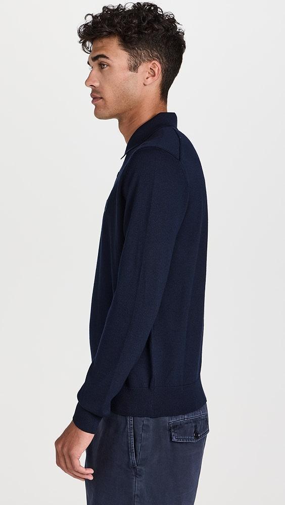 Maison Kitsune Bold Fox Head Polo Sweater | Shopbop Product Image