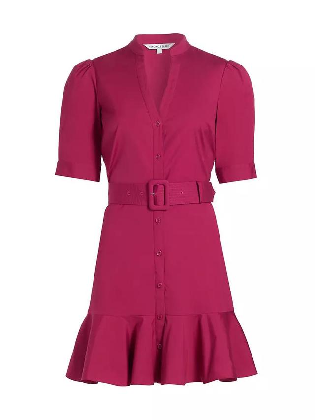 Molly Cotton-Blend Belted Minidress Product Image