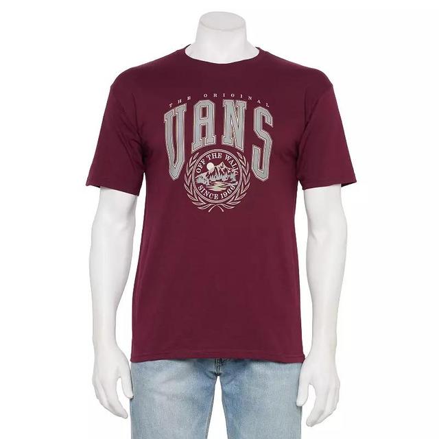 Mens Vans Classic Short Sleeve Graphic Tee Red Product Image