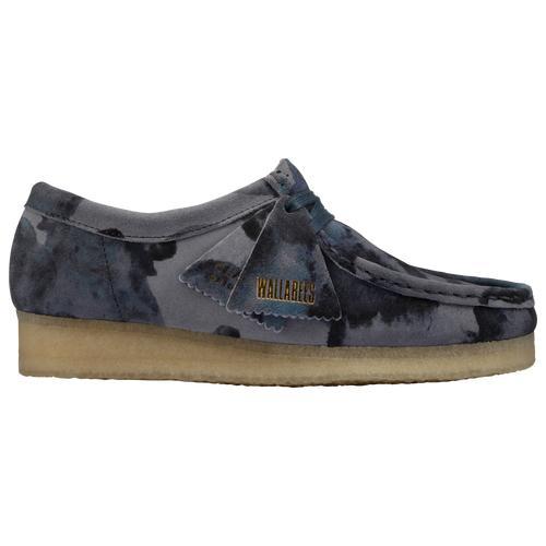 Clarks Womens Wallabee - Shoes Blue/Tan Product Image