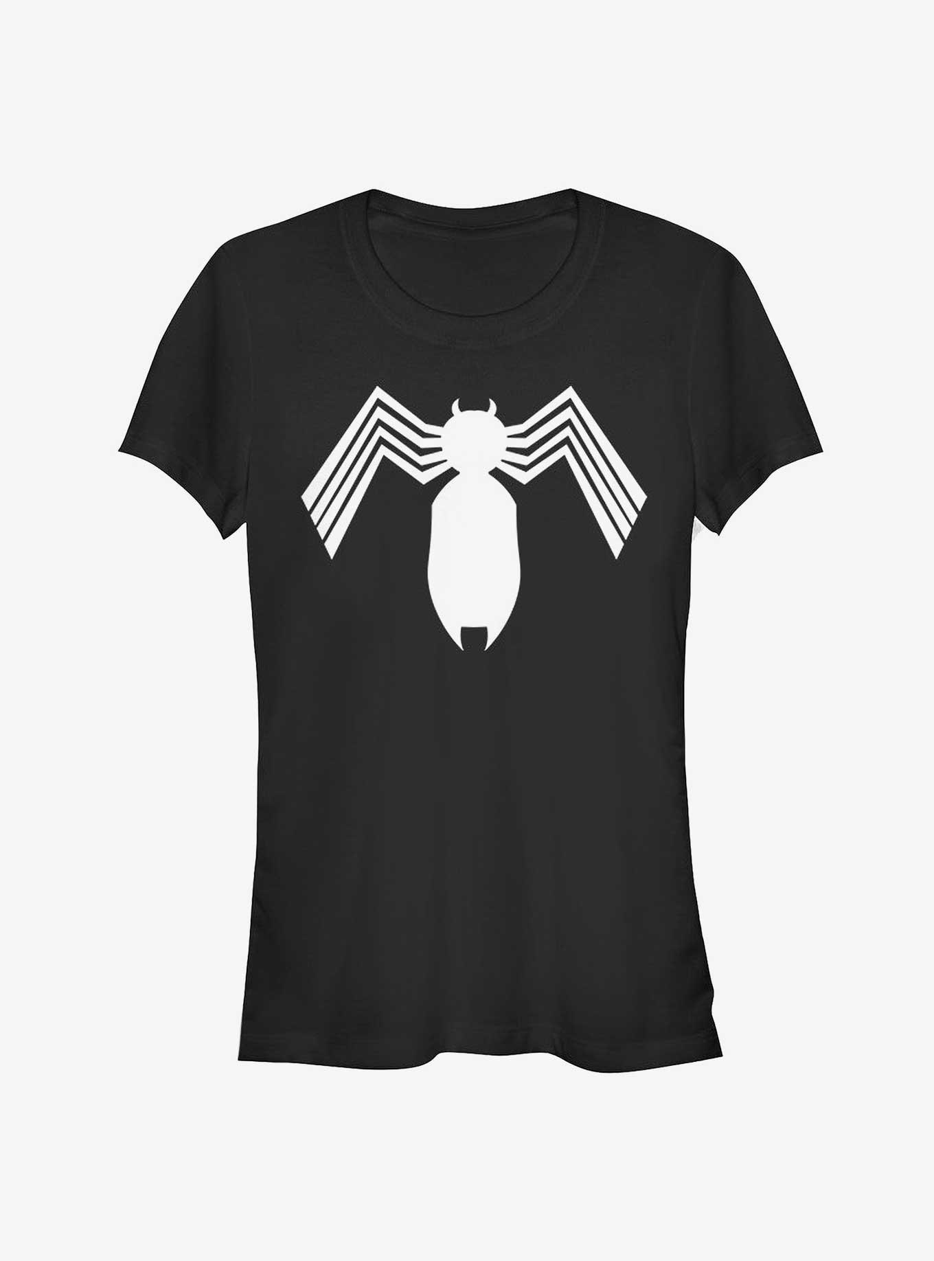 Marvel Spider-Man Symbiote Spider-Man Logo Girls T-Shirt product image