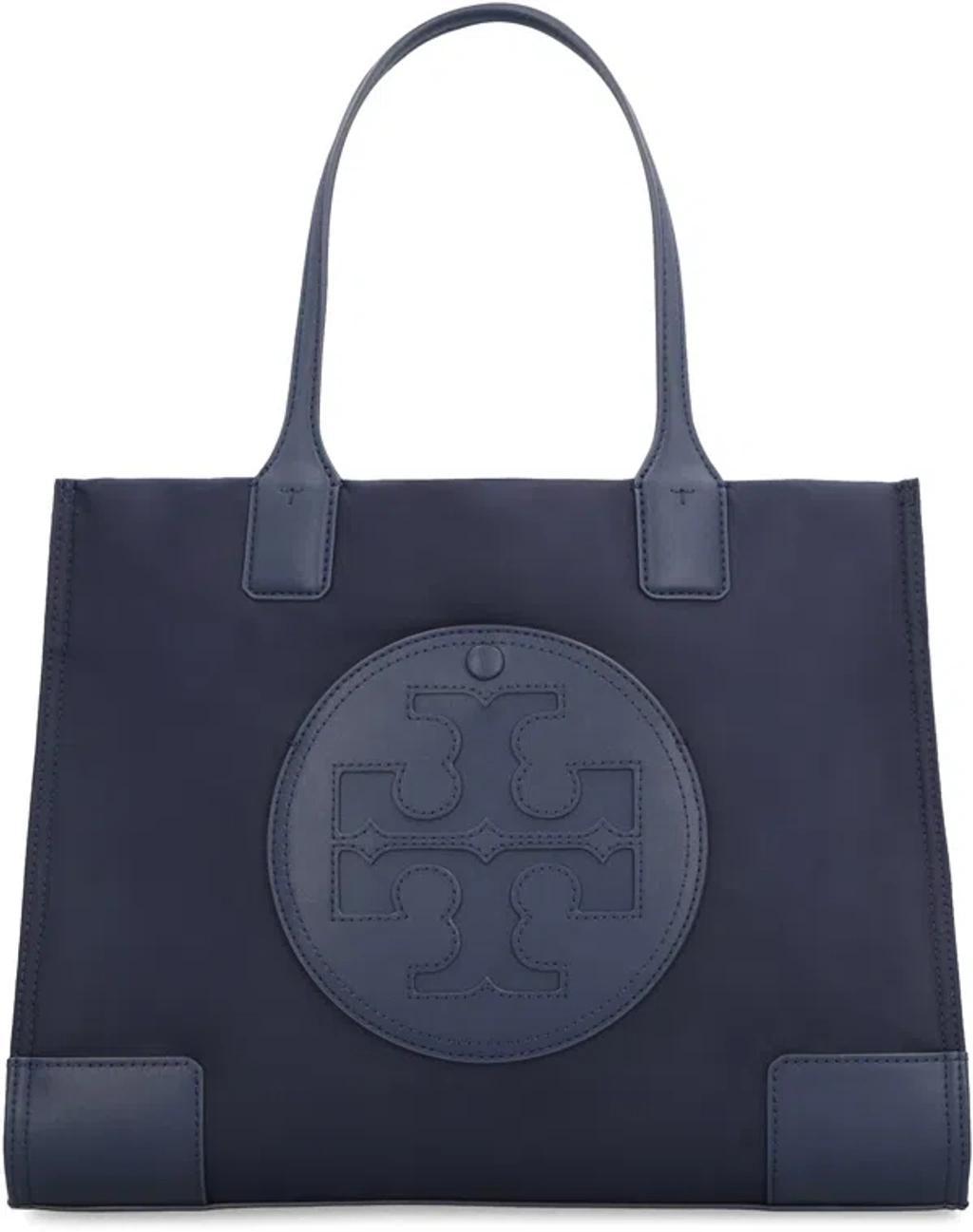 TORY BURCH Small Ella Tote Bag In Blue Product Image