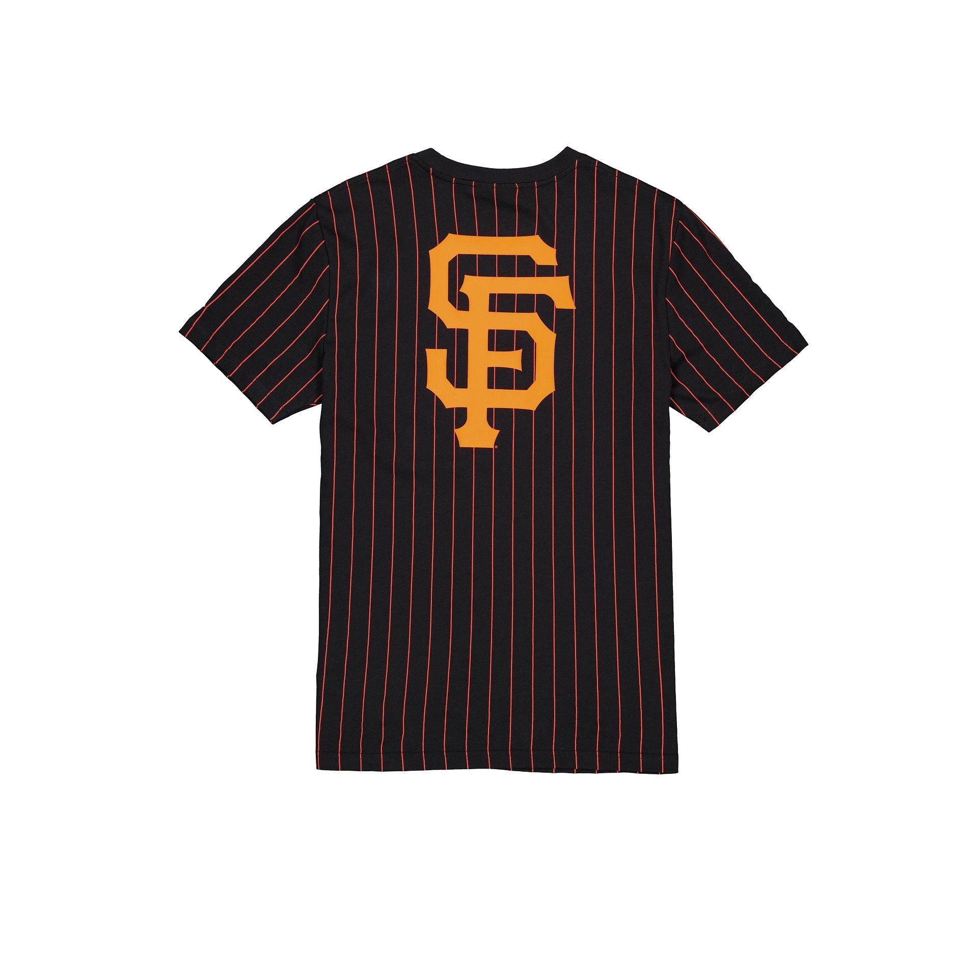 San Francisco Giants Throwback Pinstripe T-Shirt Male Product Image