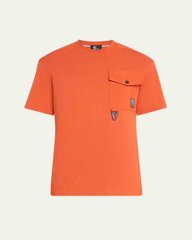 Mens Jersey T-Shirt with Utility Pocket Product Image