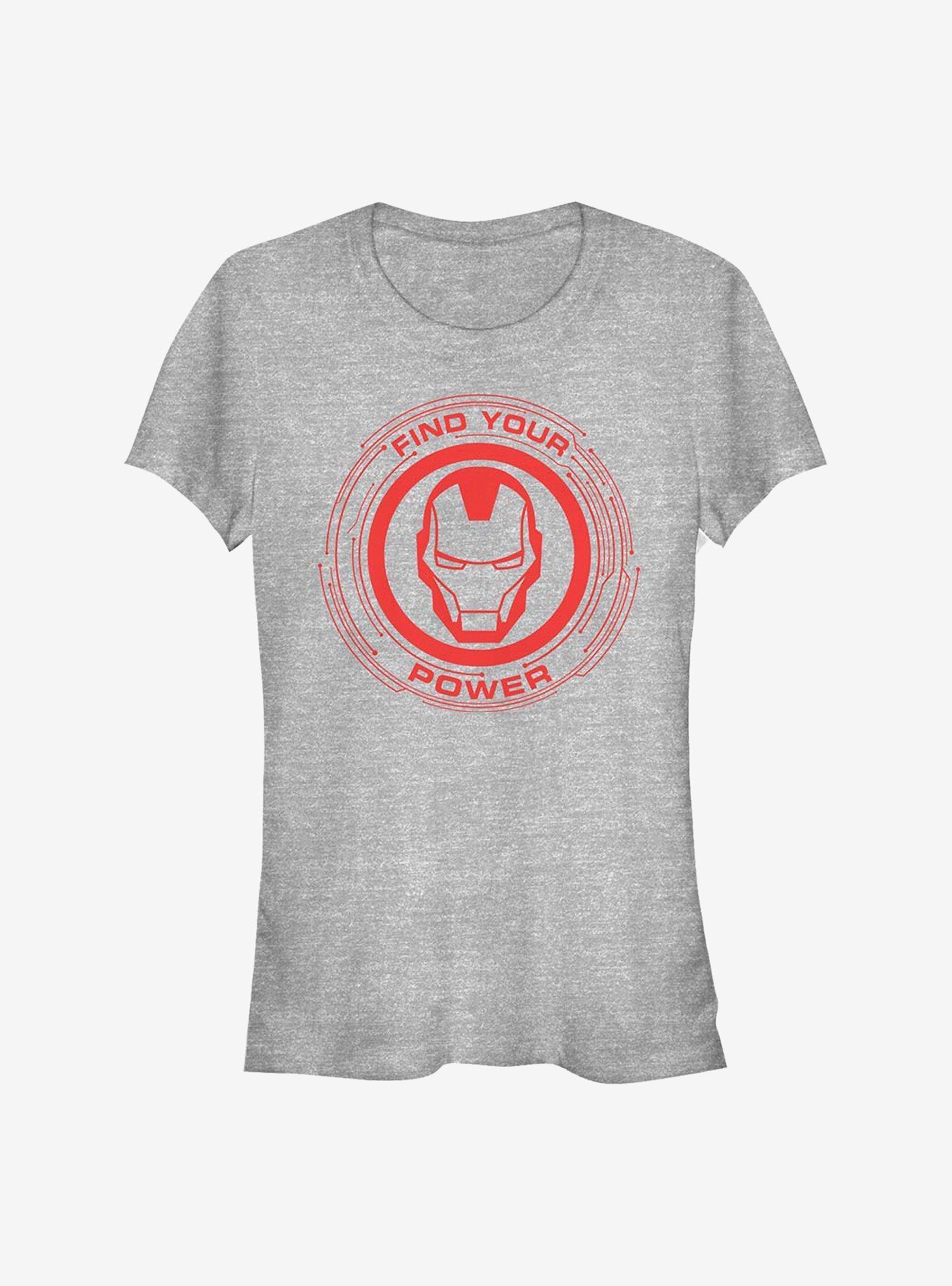 Marvel Iron Man Power Of Iron Man Girls T-Shirt Product Image