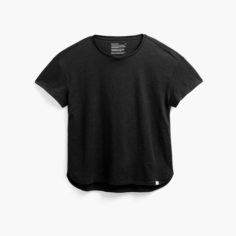 Black Women's Composite Merino Boxy Tee Product Image