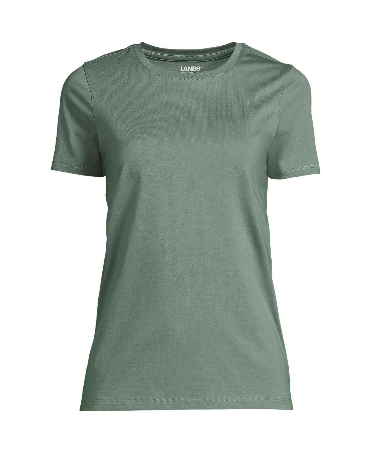 Lands End Womens Relaxed Supima Cotton T-Shirt Product Image