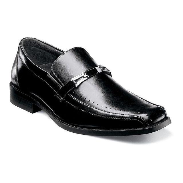 Stacy Adams Cade Mens Leather Dress Loafers Black Product Image