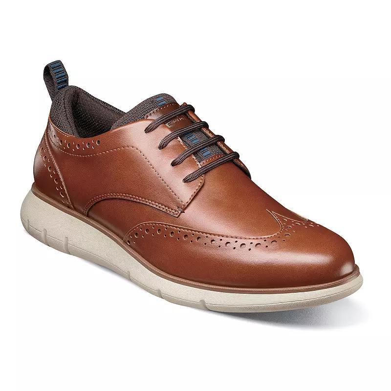 Nunn Bush Shoes Stance Wingtip Oxford Cognac Multi Product Image