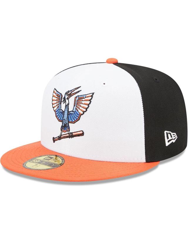 Mens New Era Black Delmarva Shorebirds Marvel x Minor League 59FIFTY Fitted Hat - Black Product Image