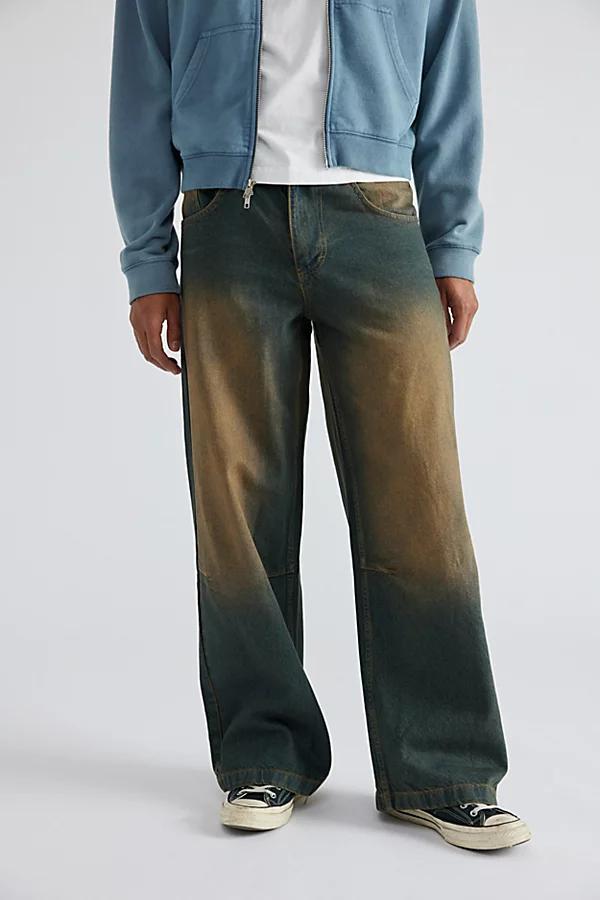 Jaded London Colossus Mud Wash Baggy Fit Jean Mens at Urban Outfitters Product Image